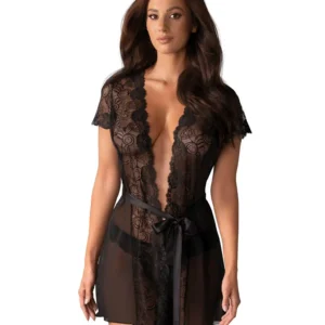 Bielizna-Alluria peniuar i stringi L/XL