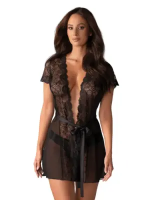 Bielizna-Alluria peniuar i stringi L/XL