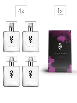 Zestaw Tester + 4 Perfumy Floral-fruity 30 ml