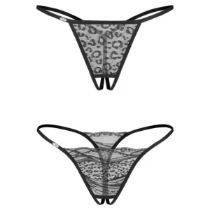 Bianca 2-pak stringi otwarte L/XL