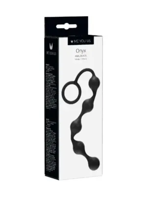 Plug/kulki-Onyx Silicone Anal Beads