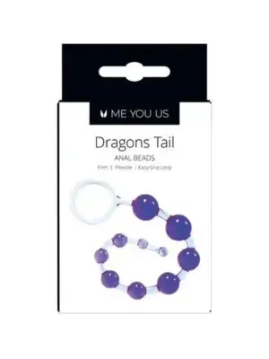 Plug/kulki- Me You Us Dragonz Tail Anal Beads Violet