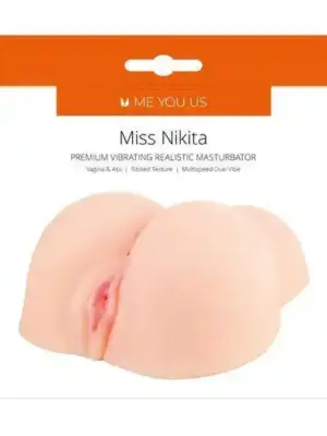 Masturbator- Me You Us Miss Nikita Premium Vibrating Realistic Masturbator Flesh