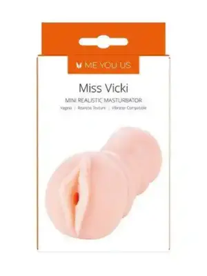 Masturbator- Me You Us Miss Vicki Mini Realistic Masturbator Flesh