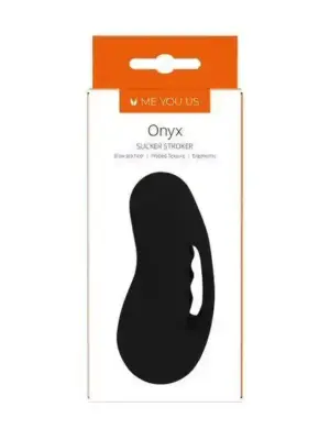 Masturbator- Me You Us Onyx Sucker Stroker Male Masturbator Black