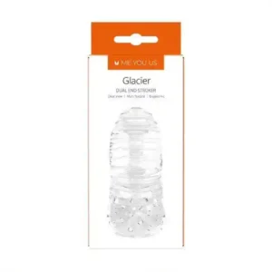 Masturbator- Me You Us Glacier Dual End Stroker Male Masturbator Transparent