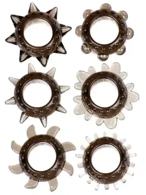 Me You Us Tickler Set Textured Ring Smoke 102pcs