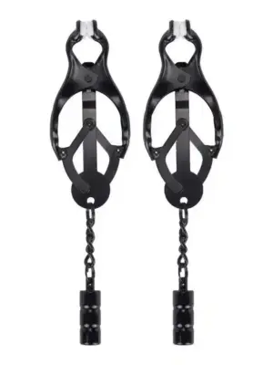 Me You Us Clover Nipple Clamp Black