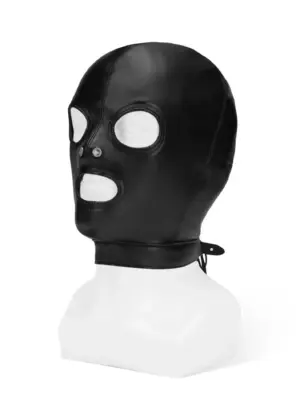 Me You Us Black Hood with Eyes Nose Mouth