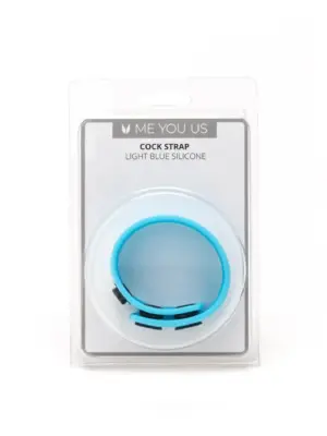 Me You Us Light Blue Silicone Cock Strap