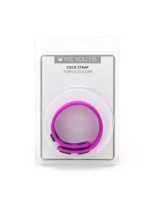 Me You Us Purple Silicone Cock Strap