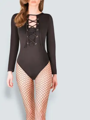 Rajstopy Kabarette z przędzy LYCRA Czarne M/L