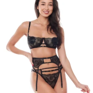 DAISY BLACK 3pcs set S/M