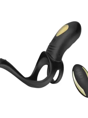 Ring Black 9 vibration function (With Remote)