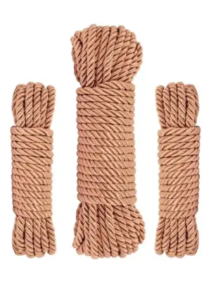 Rosy Gold – Rope Set – Luxury Bondage Ropes