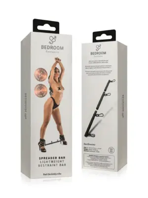 Bedroom Fantasies - Adjustable Spreader Bar Black