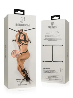 Bedroom Fantasies - Under the bed Restraint Bondage Set Black