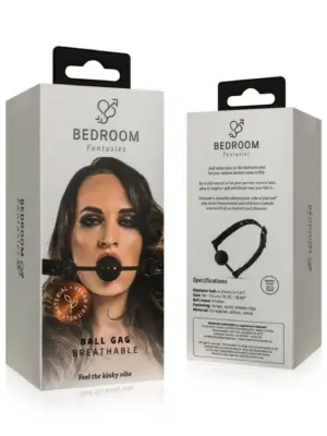 Bedroom Fantasies - Breathable Silicone Ball Gag Black