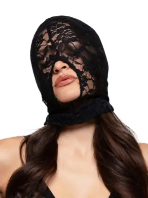 Bedroom Fantasies - Lace Mask Black