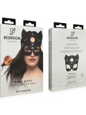 Bedroom Fantasies - PU Leather Mask Kitty Black