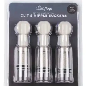 Pompka-Nipple & Clit Suckers 3pcs