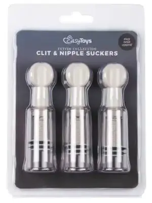 Pompka-Nipple & Clit Suckers 3pcs