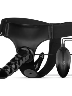 Fetish Collection - Vibrating Strap-On Set - Black