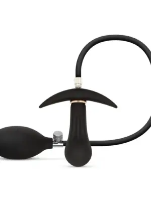 Anal Collection - Inflatable Butt Plug with Pump 8 cm - Black