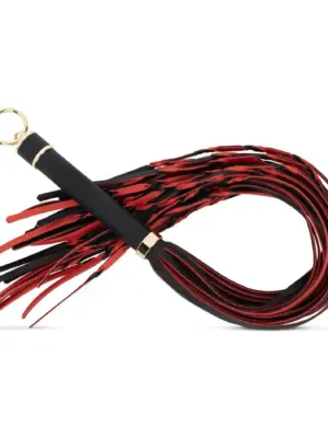 Fetish Collection - Flogger 64 cm - Red and Black