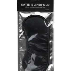 Maska-Black Satin Eye Mask