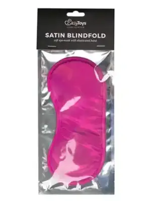 Maska-Pink Satin Eye Mask