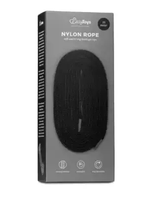 Wiązania-Black Bondage Rope - 10m