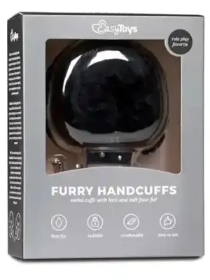Kajdanki-Furry Handcuffs - Black