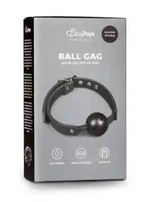 Knebel-Ball Gag With PVC Ball - Black