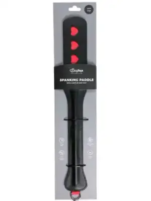 Pejcz-Long Leather Paddle With Heart
