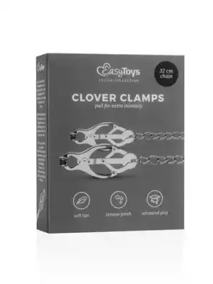 Stymulator-Japanese Clover Clamps With Chain