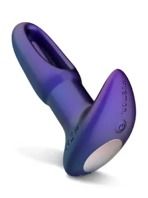 Hueman - Voyager Vibrating Butt Plug With Tapping - Purple