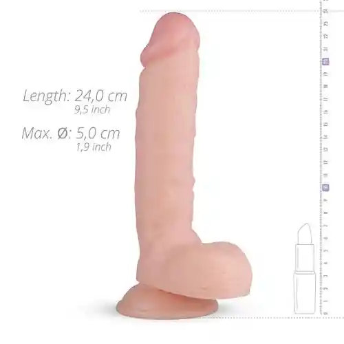 Dildo-Glynn Realistic Dildo - obrazek 4