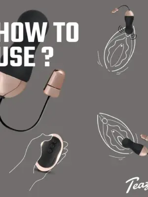 Teazers Vibrating Egg With Remote Control