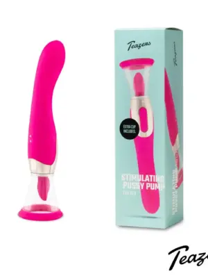 Pleasure Pump With G-Spot Vibrator - Pink