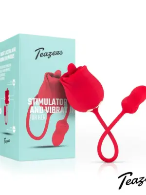 Teazers Rose Vibrator and Clitoris Stimulator