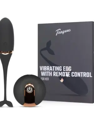 Luxurious Vibrating Egg w/ Remote Control - Black