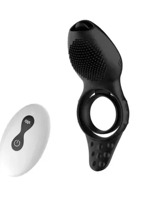 Pierścień na penisa z języczkiem stymulującym