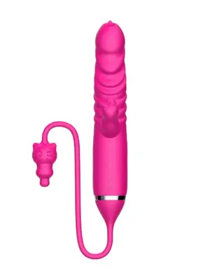 Tongue licking Triple Stimulation Thrusting Vibrator
