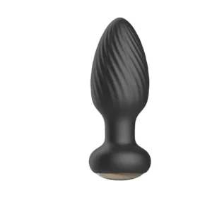 Rotating remote anal plug