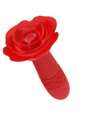 Rose thrusting anal plug