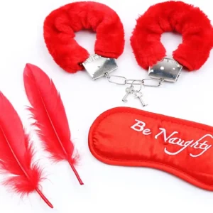 Fetish Fever - Bondage Set - 4 pieces - Red
