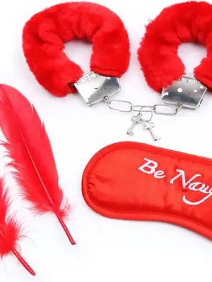 Fetish Fever - Bondage Set - 4 pieces - Red
