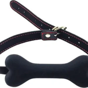 Fetish Fever - Bone Gag - Black
