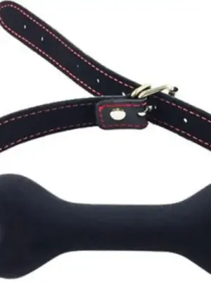Fetish Fever - Bone Gag - Black